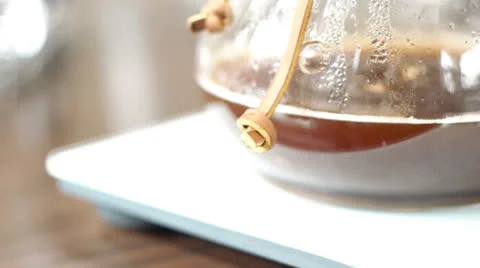 Filter coffee brewing Stock Footage 22921400