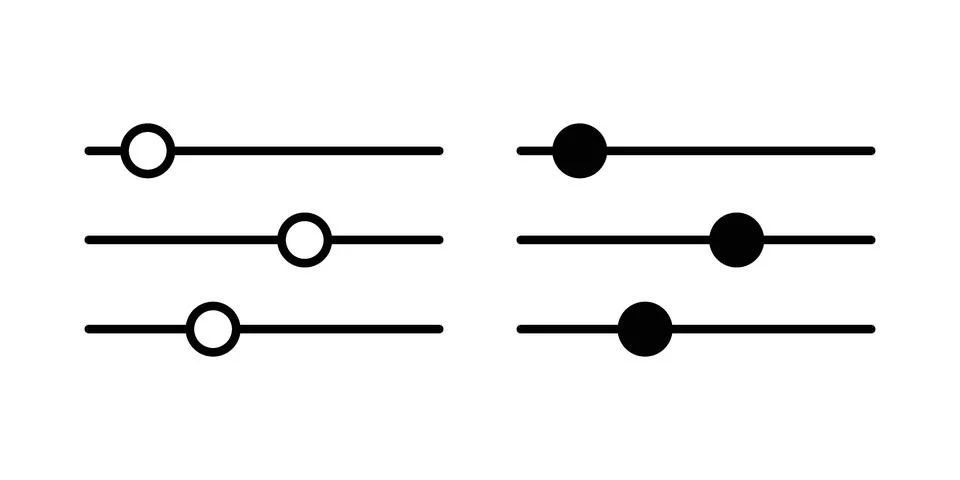Filter Control icon or illustration vector symbols イラスト素材