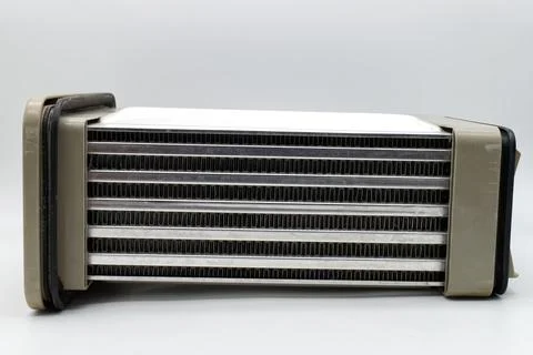 Filter of a dryer machine isolated on white background Stock Photos