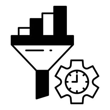 Filter Dualtone Icon Illustration