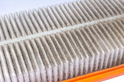 Filter element to protect mechanisms from abrasive particles contained in dus Stock Photos