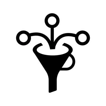 Filter, funnel, data variety icon. Stock Illustration
