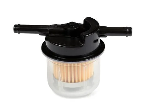 Filter gasoline on a white background Stock Photos