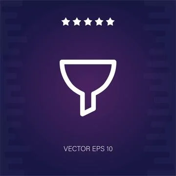 Filter  icon Stock Illustration