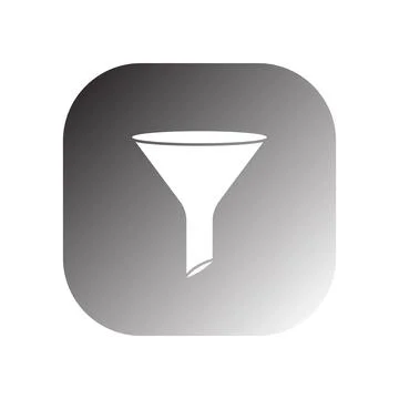 Filter icon vector Stock Illustration