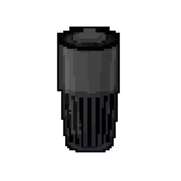 Filter ionizer air game pixel art vector illustration Stock Illustration
