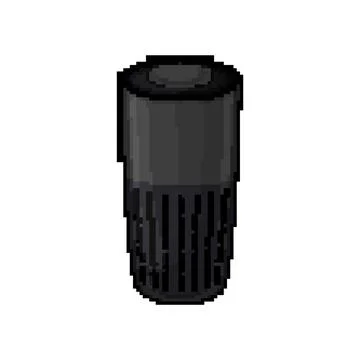Filter ionizer air pixel art vector illustration Stock Illustration