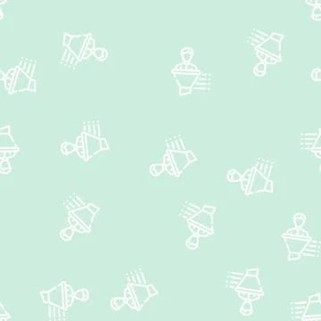 Filter kyc line vector seamless pattern Stock Illustration