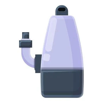 Filter pool icon, cartoon style Stock Illustration
