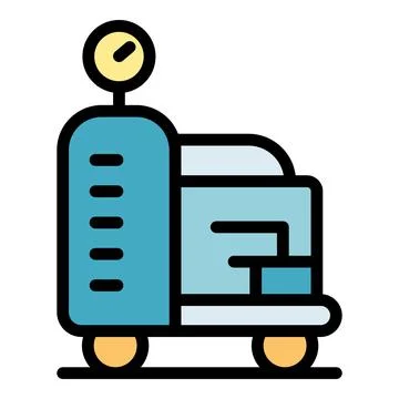 Filter pool pump icon color outline vector Stock Illustration