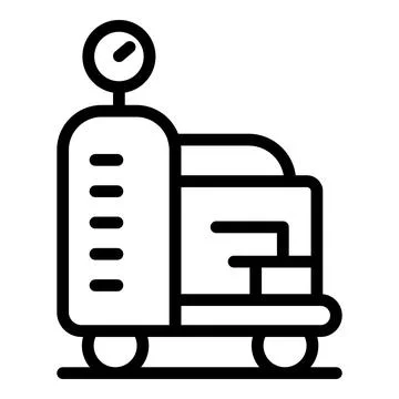 Filter pool pump icon, outline style Stock Illustration