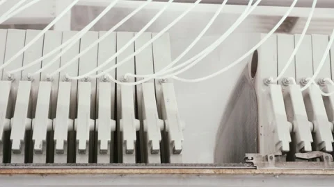 Filter press closing during beer production process Stock Footage 311337605