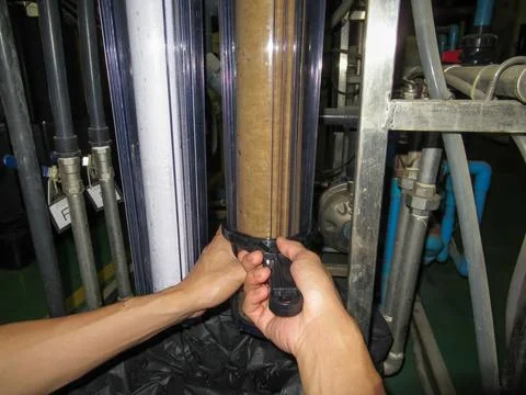 Filter of reverse osmosis Stock Photos