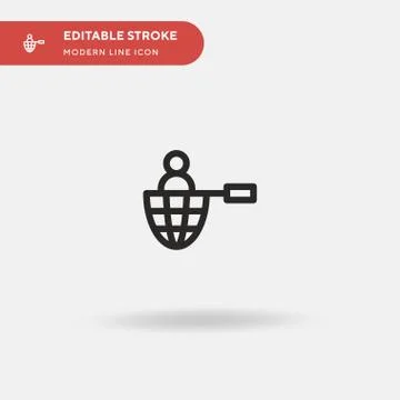 Filter Simple vector icon. Illustration symbol design template for web mobile Stock Illustration
