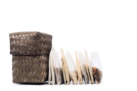 Filter tea bag 库存照片