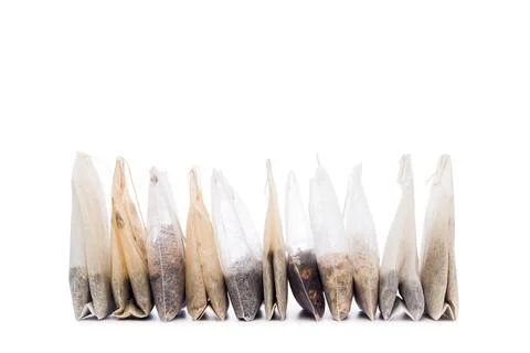 Filter tea bag Stockfoto's