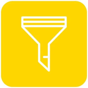 Filter Vector Icon Design Illustration Stock Illustration