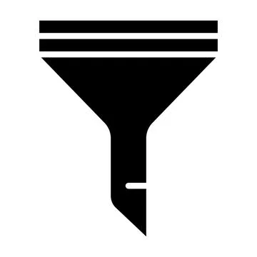 Filter Vector Icon Design Illustration Illustrazione stock
