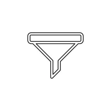 Filter vector icon Stock-Illustration