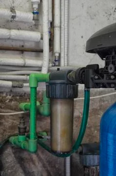 The filter of a water softener Foto stock
