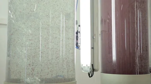 Filtered water conduct experiment in lab Stock Footage 67222250