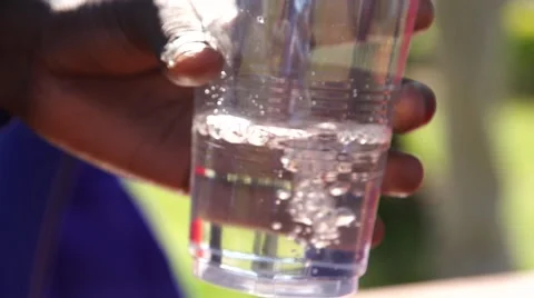 Filtered water super slow motion tight Vídeos de archivo 46636065