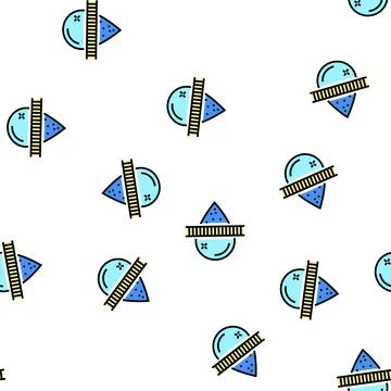 Filtered water vector seamless pattern Stock Illustration