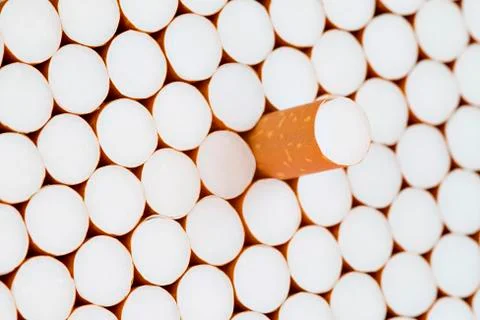 Filters of cigarettes Stock Photos