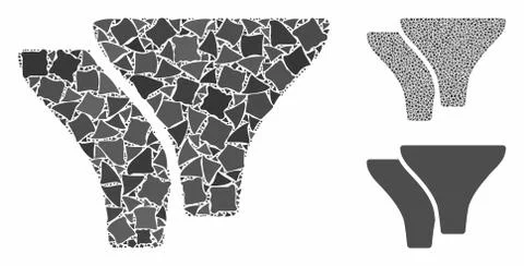 Filters Composition Icon of Tremulant Elements Stockillustratie