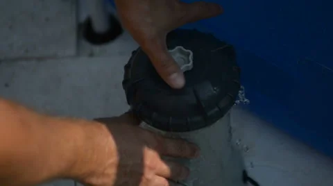 Filters for pools cleaning Stock Footage 43233124