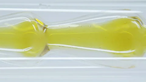 Filtration to extract pure essential oils. Stock Footage 270163419