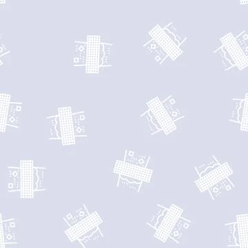 Filtration machine line seamless pattern 库存插图