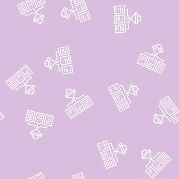 Filtration neural network line seamless pattern 스톡 일러스트