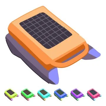 Filtration pool cleaning robot vector cartoon graphic Stock Illustration