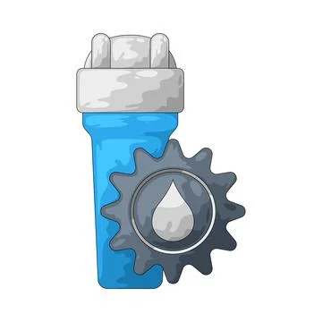 Filtration system illustration Stock Illustration