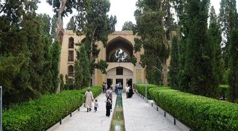 Fin Garden (Bagh-e Fin), Persian Garden in Isfahan Province, Kashan, Iran Stock-Fotos