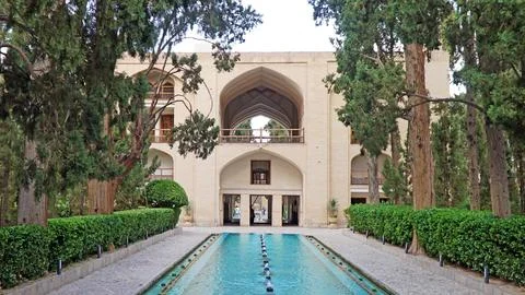 Fin Garden (Bagh-e Fin), Persian Garden in Isfahan Province, Kashan, Iran Foto stock