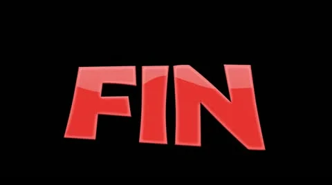 FIN (Spanish) 库存影片 11438888