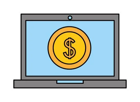 Fin tech business Stock Illustration