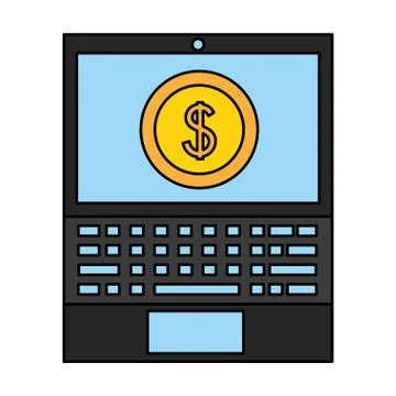 Fin tech business Stock Illustration