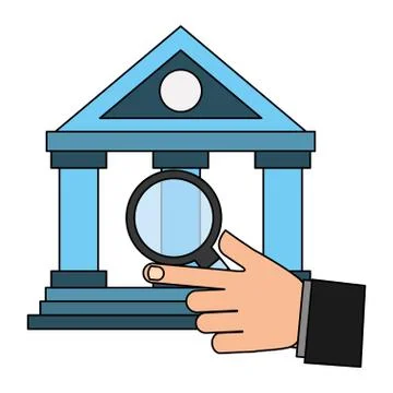 Fin tech business Stock Illustration