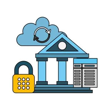 Fin tech business Stock Illustration