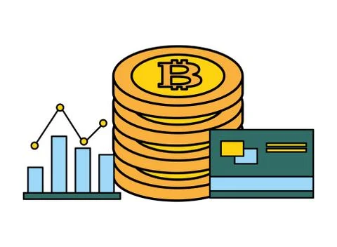 Fin tech business Stock Illustration