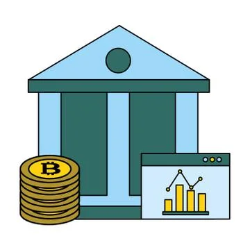 Fin tech business Stock Illustration