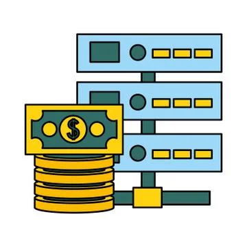 Fin tech business Stock Illustration