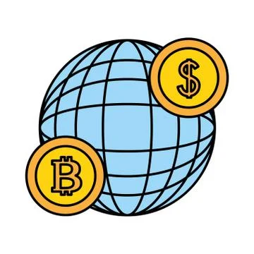 Fin tech business Stock Illustration