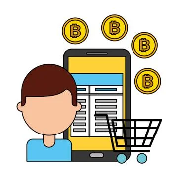 Fin tech business Illustrazione stock