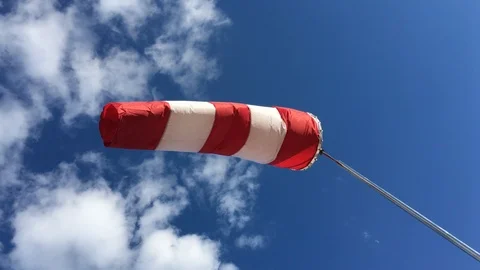 Fin of Windvane Rotates on a Horizontal Plane. Stock Footage 102034670