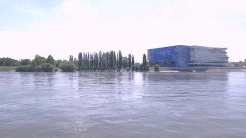 Fina building Budapest Stock Footage 83764448