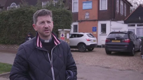 Final abortion protest before Ealing votes on UK-first buffer zone Stock Footage 148648344